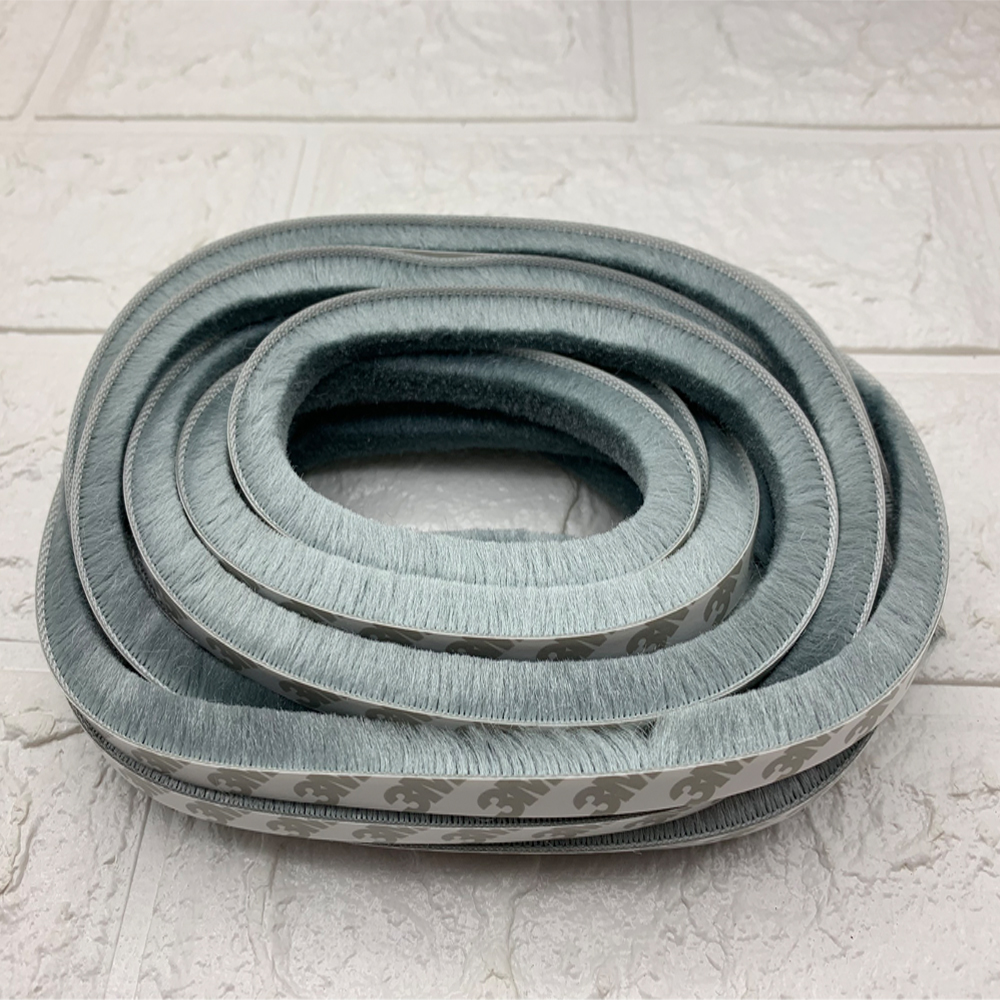 Zoăng Lông Dán Cửa Size 9 x 15 mm Dài 5 Mét Chống Bụi Bẩn, Chống Ồn, Ngăn Côn Trùng Xâm Nhập, Giảm Thoát Nhiệt Điều Hòa – Hàng Chính Hãng – Xám