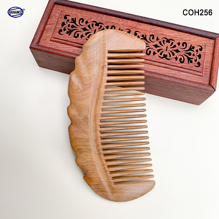 Lược múi bưởi gỗ thơm ️COH256 - Chăm sóc tóc