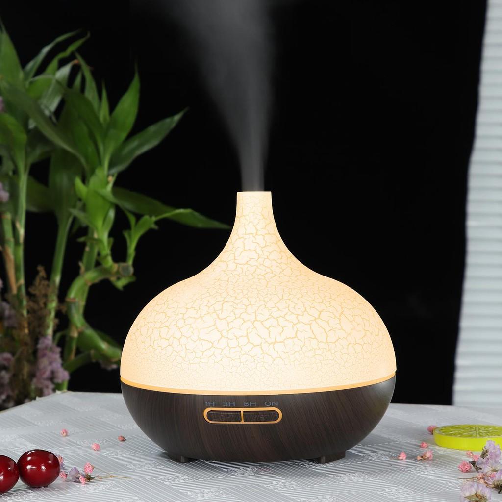 Máy xông tinh dầu phòng ngủ - máy khuếch tán tinh dầu BÍ NGÔ HOA VĂN 550ml -