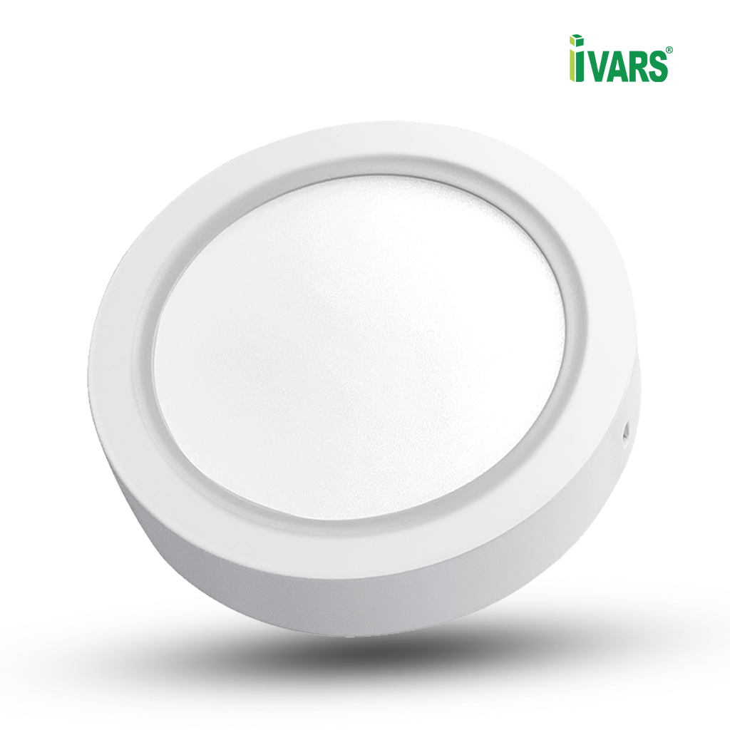 [ĐƠN SẮC/TRÒN] Đèn LED Ốp Nổi Đơn Sắc Thương Hiệu IVARS