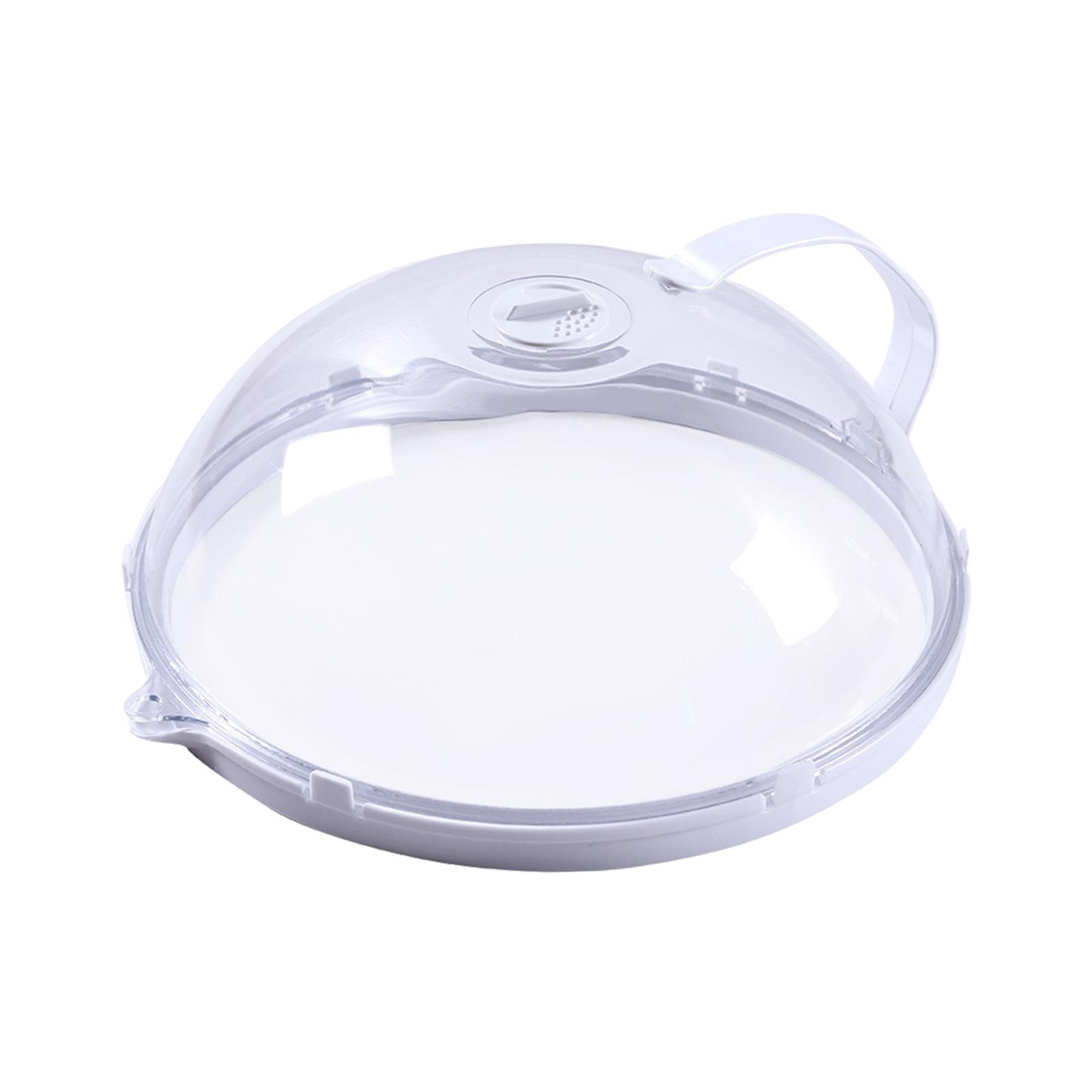 Microwave Food Cover Food Splatter Guard Heat Resistant Microwave Cover Lid Transparent Microwave Plate Cover Oil-proof Cover Fresh-keeping Cover