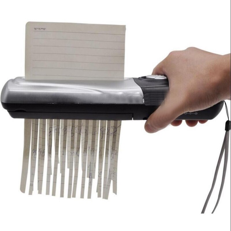 Máy hủy tài liệu cầm tay chạy pin, không dây Creative Handheld USB Powered Paper Trimmer Shredders