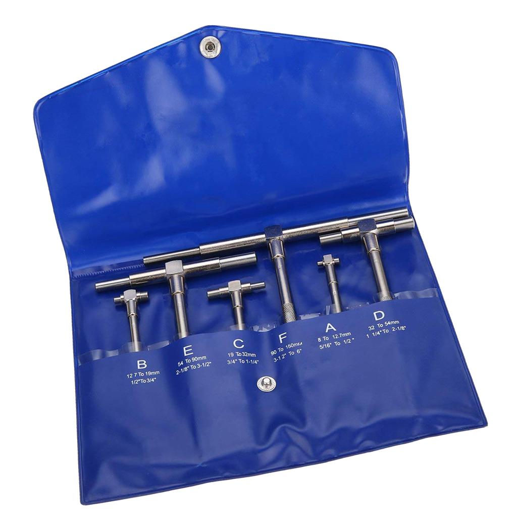 Dây Thép Không Gỉ Kẹp Điện Thoại T Khoan Đồng Hồ Đo Bộ Lỗ Chính Xác Gage Năm 5/16  -6