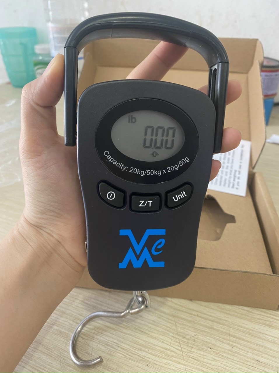 Cân treo điện tử giá rẻ 50kg, Cân Hành Lý, Cân Gas Mini