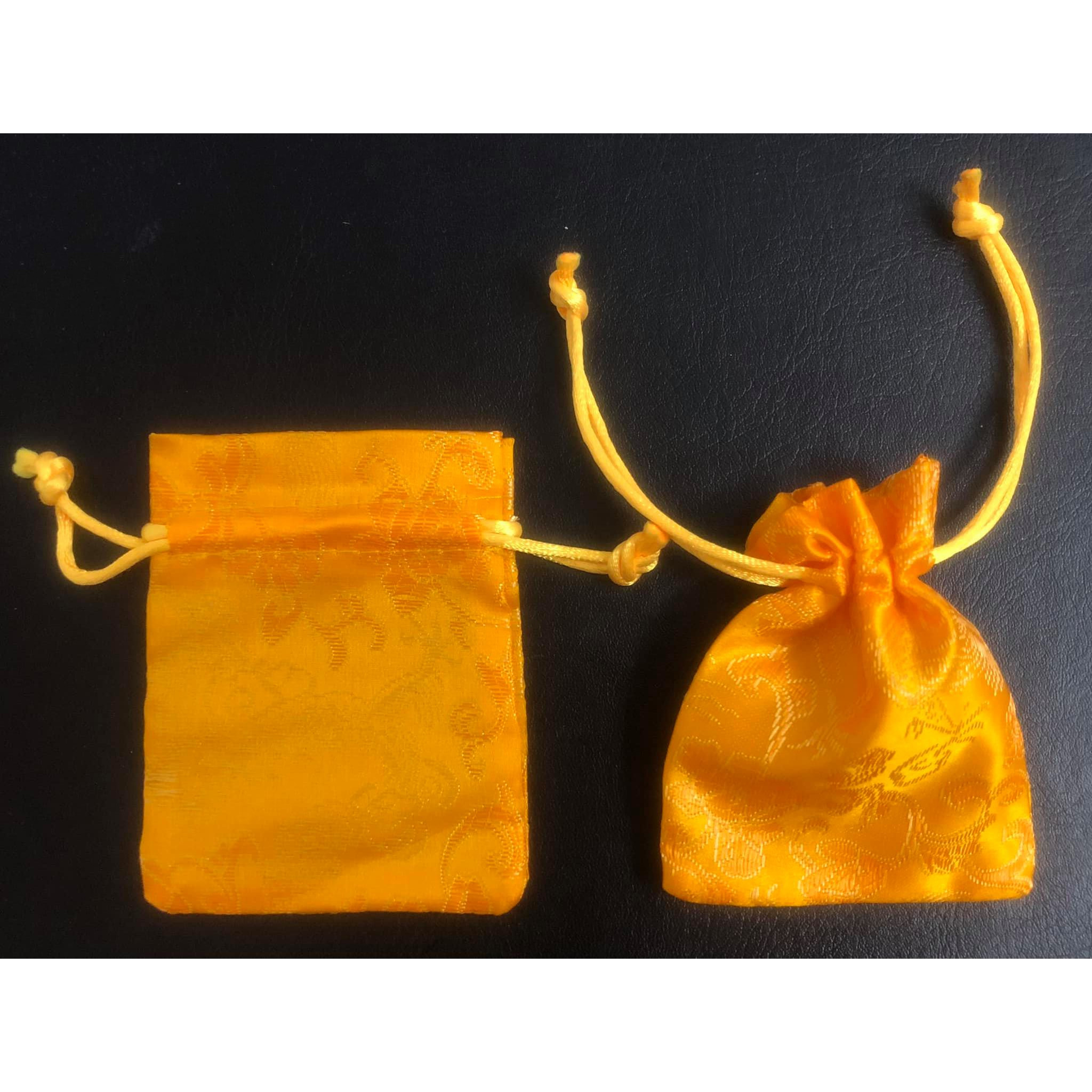 Túi gấm hoa văn Rồng - Phượng vàng, phong thủy sưu tầm