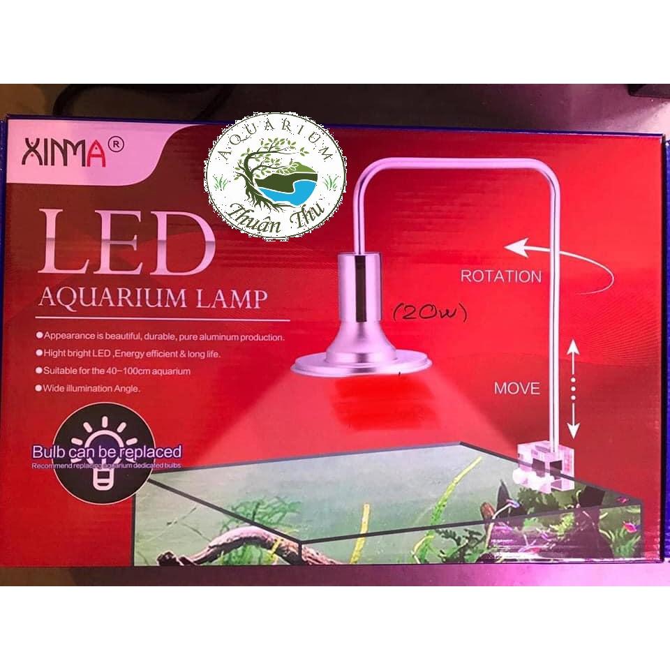 Đèn kẹp XIMA 20W và 40W ánh sáng Trắng và RGB cho bể thủy sinh bể bán