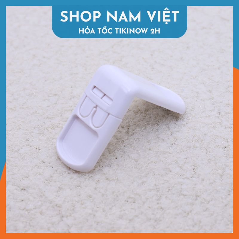 Set 2 Khóa Tủ Lạnh, Hộc Tủ 90 Độ Giữ An Toàn Cho Bé - Chính Hãng NAVIVU