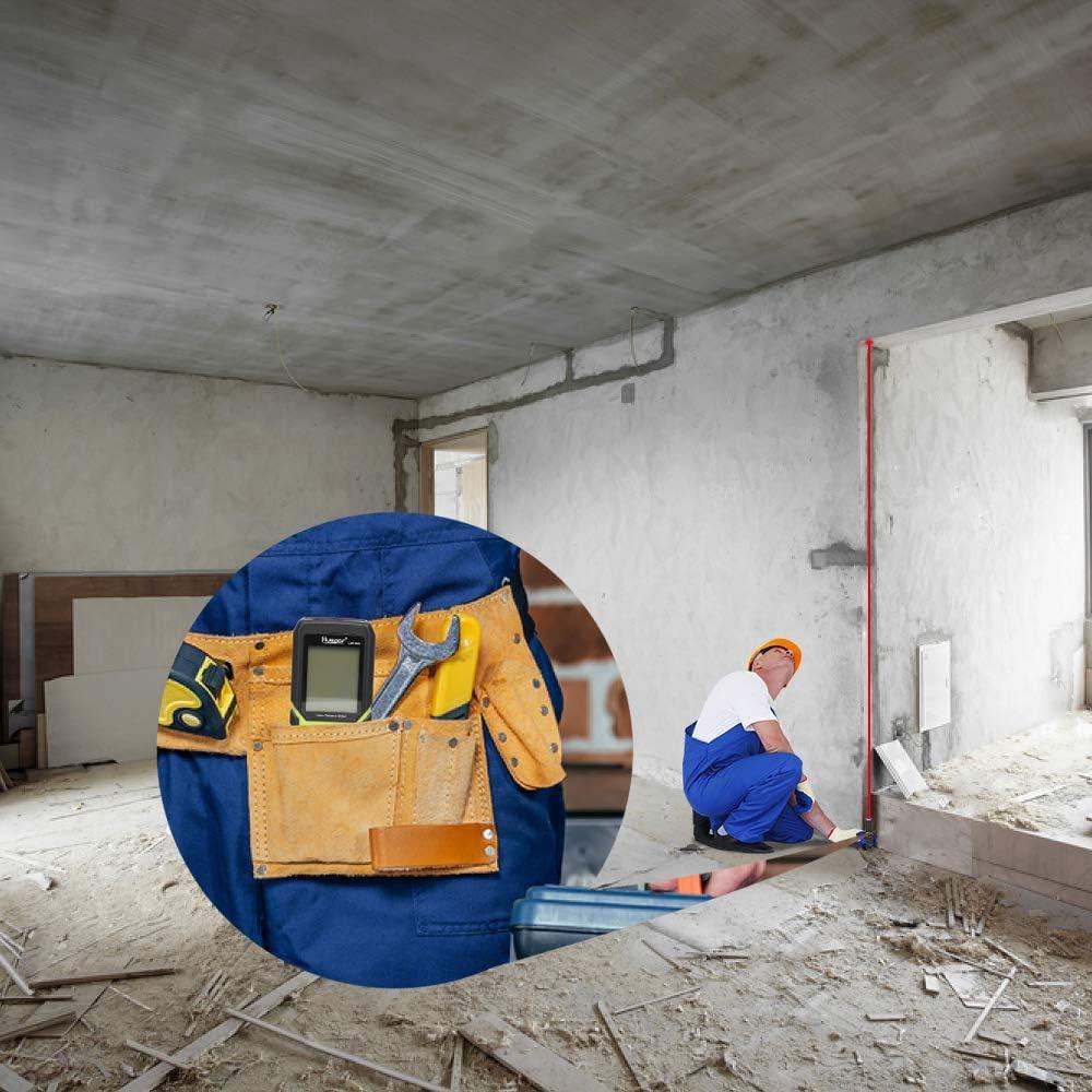 Máy đo khoảng cách bằng laze kỹ thuật số, Máy đo laze kỹ thuật số 50m, Đo chiều dài/Diện tích/Thể tích/Đo định lý Pythagore với đèn nền LCD, IP54