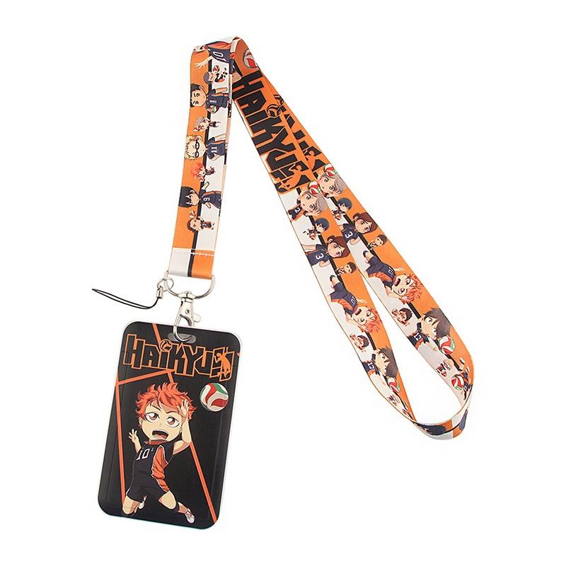 Tmdbyx Anime Haikyuu!! Bao Da Đựng Thẻ Học Sinh Kèm Dây Đeo Tiện Dụng