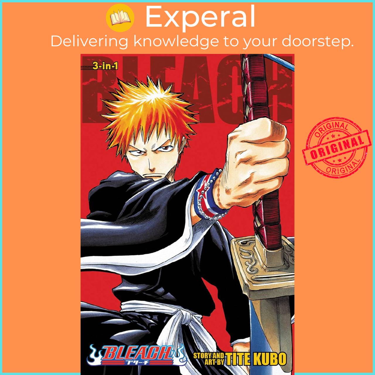 Sách - Bleach (3-in-1 Edition), Vol. 1 - Includes vols. 1, 2 & 3 by Tite Kubo (US edition, paperback)