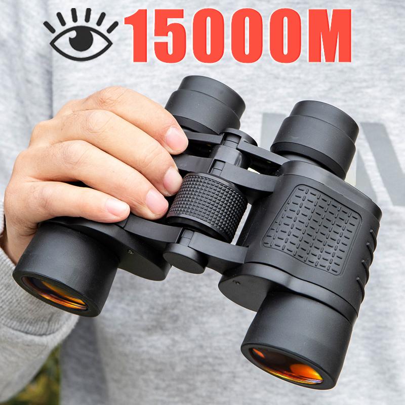 Ống nhòm 80x80 Phạm vi dài 15000m HD Kính thiên văn điện Kính quang điện Lens Light Light Vision Light Light Night để săn bắn Phạm vi thể thao