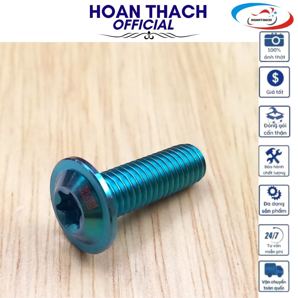 Ốc Gr5 Dù 8L20 Xanh Lục Bảo dùng cho nhiều dòng xe SP016439 (giá 1 con)