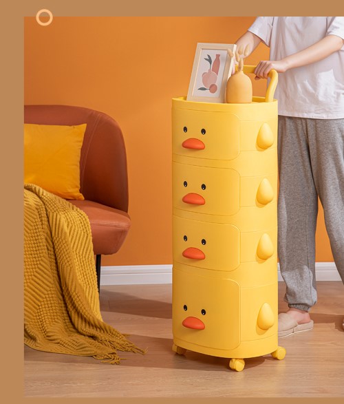 Kệ Xe Đẩy Vịt Vàng Vuông Siêu Xinh