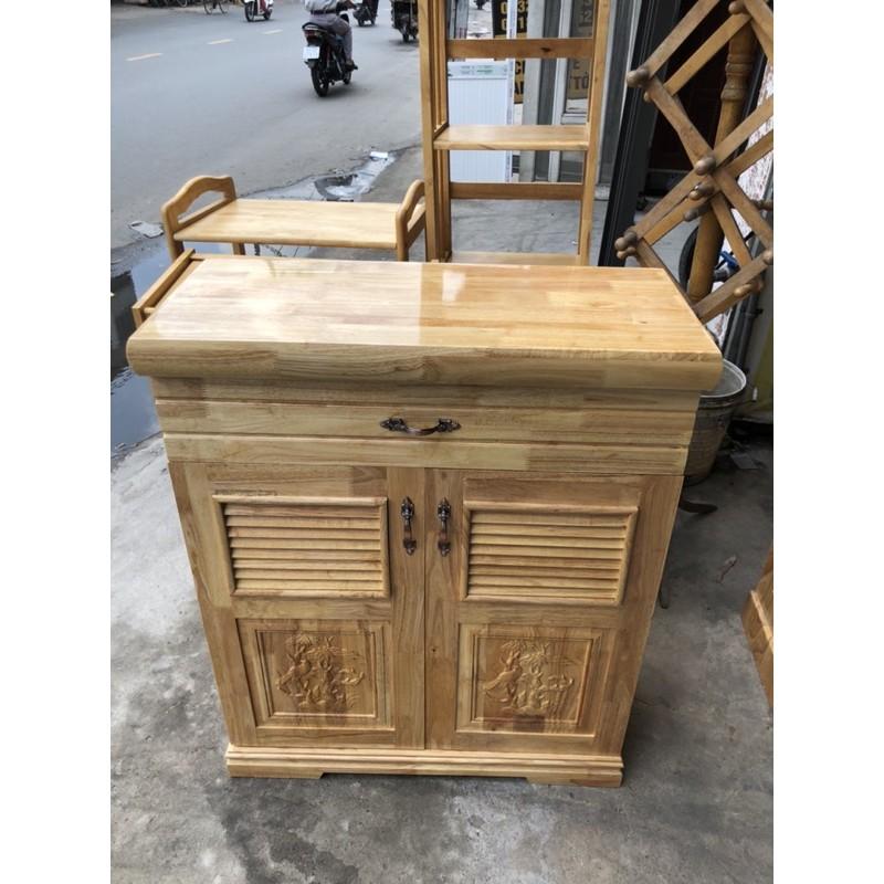 Tủ Giày Gỗ Cao Su Ghép