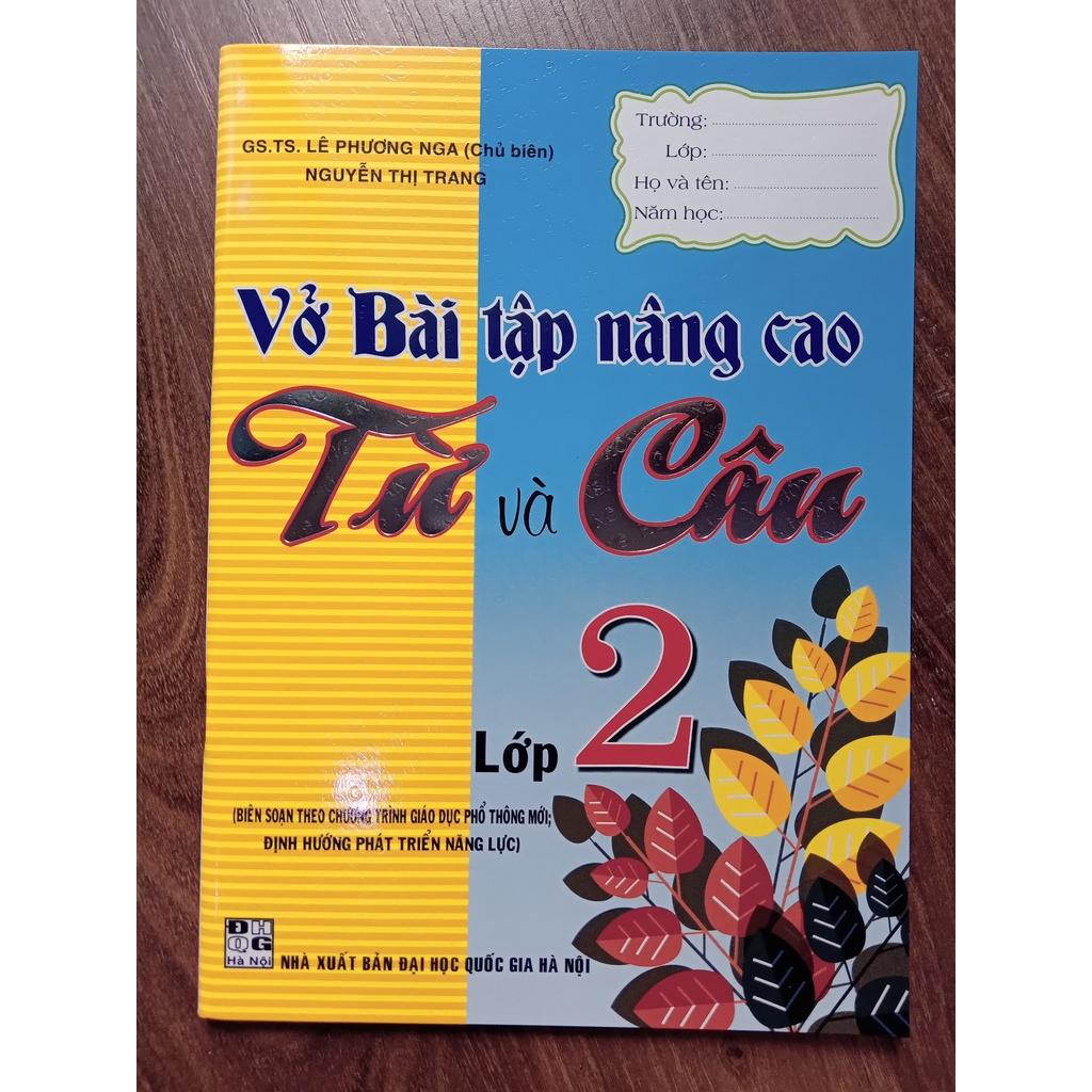 Sách - Vở Bài Tập Nâng Cao Từ Và Câu Lớp 2