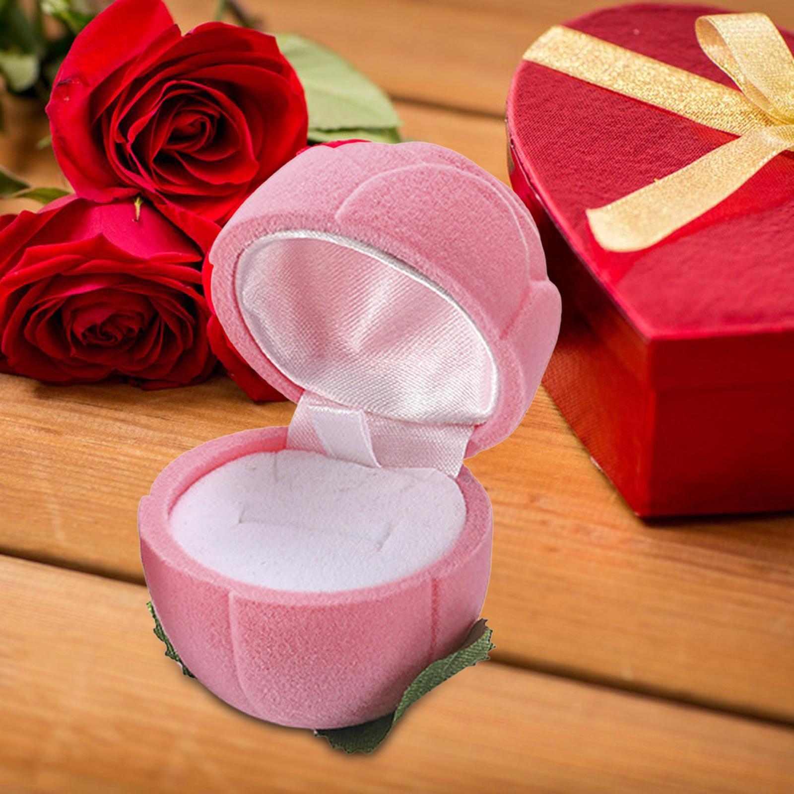 Single  Box, Rings Storage Case, Gift Box, Creative Cartoon Jewelry Storage Box,  Organizer for Wedding Engagement  Valentine's Day