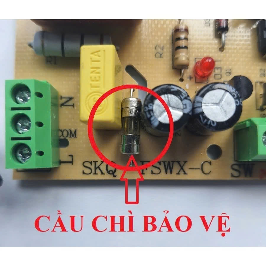 Mạch Điều Khiển Từ Xa Cho Quạt Cây, Quạt Bàn, Quạt Tường – Bản Xịn, Cực Nhạy, Tiếng Việt, ĐÈN ỐP TRẦN