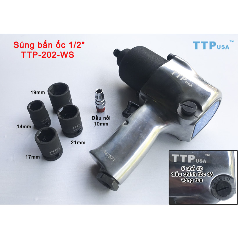 Súng Bắt Ốc 1/2&quot; TTPusa 202-WS