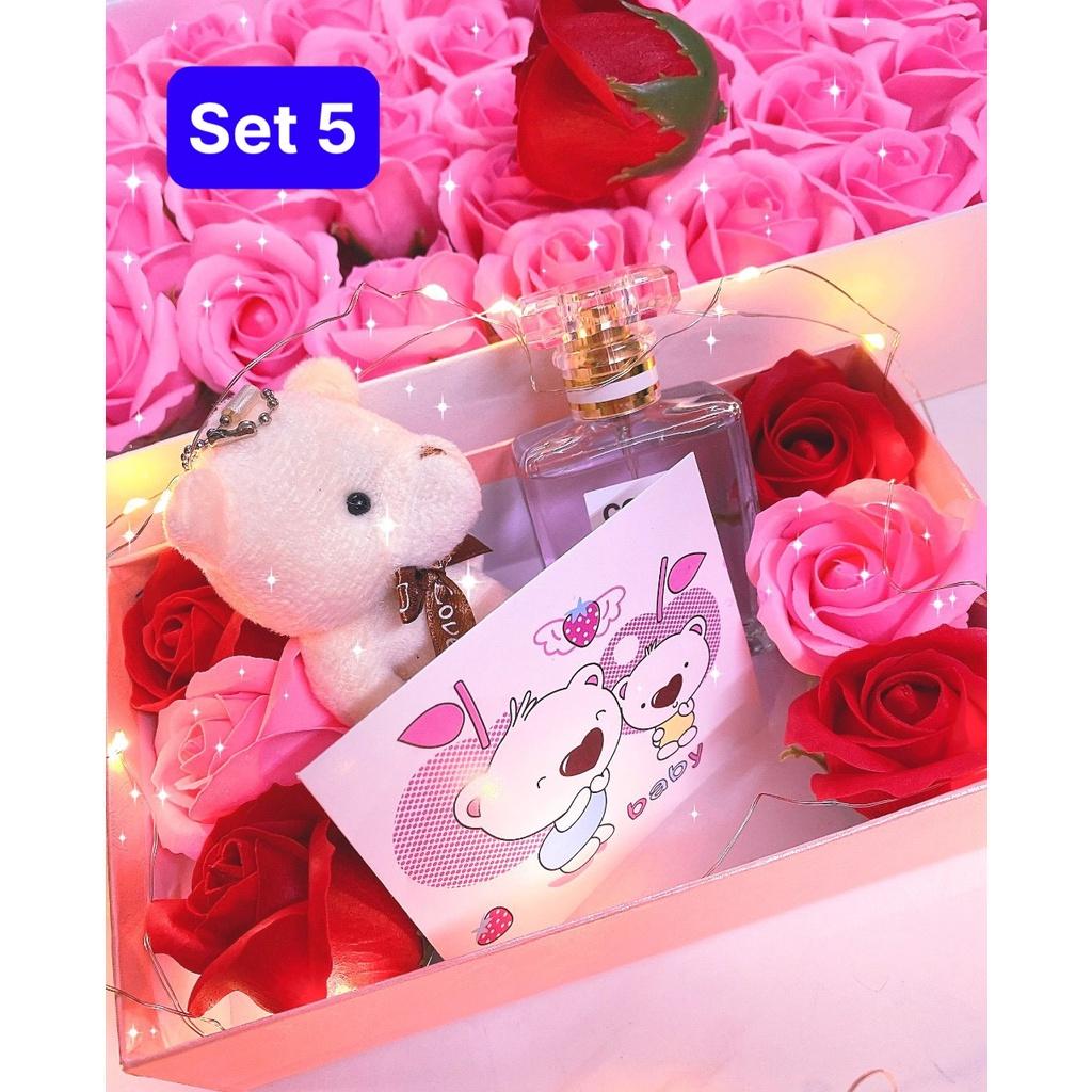 Set Quà Tặng 8/3, 14/2, valentine, quốc tế phụ nữ cho người yêu và mẹ, Quà tặng dành cho nữ, Hộp quà tình yêu đặc biệt