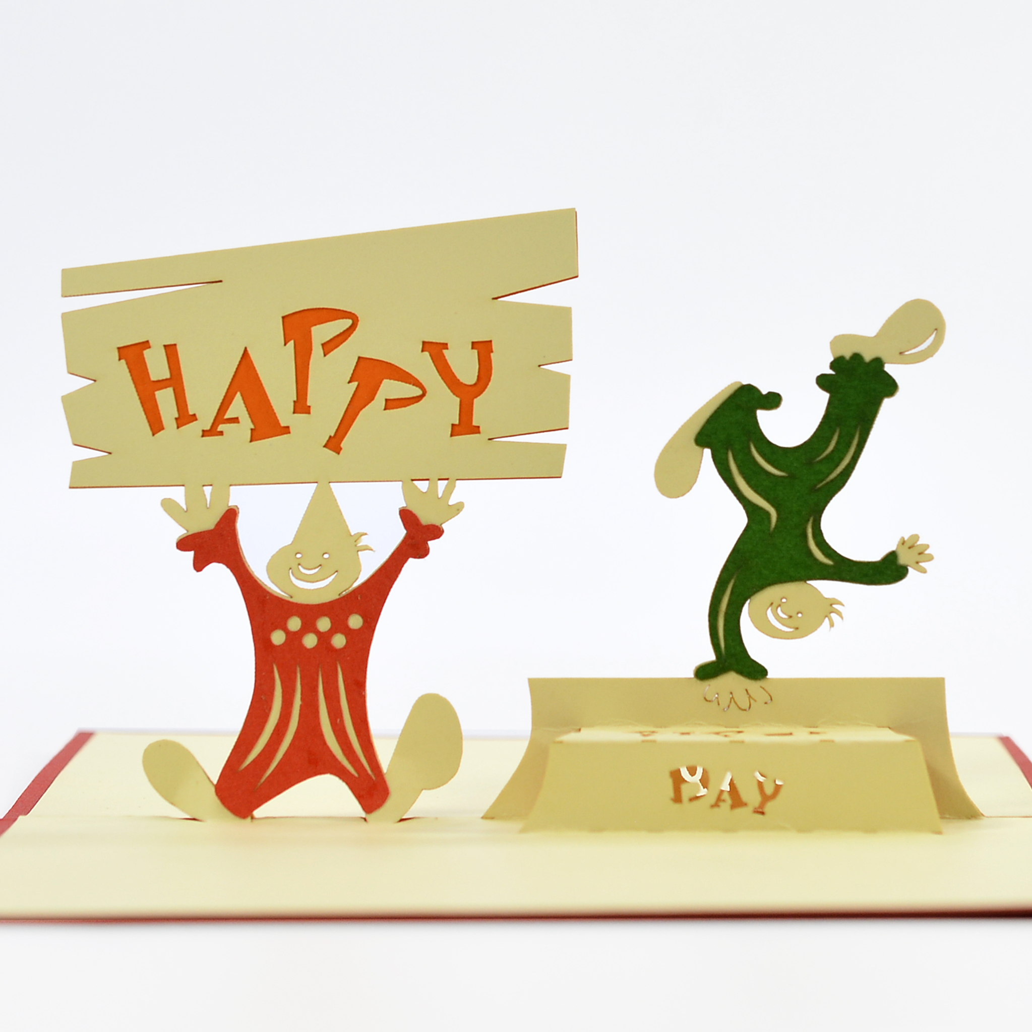 Thiệp 3D handmade Happy birthday, Chúc mừng sinh nhật size 10x15cm BD028