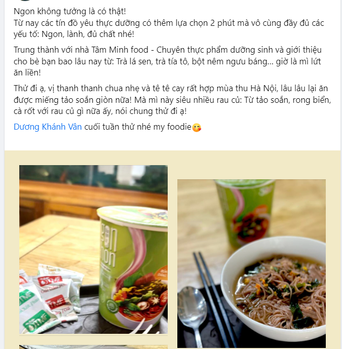 5 ly bún gạo lứt ăn liền NGON & THON - Vị tảo xoắn chua cay thuần chay healthy eatclean