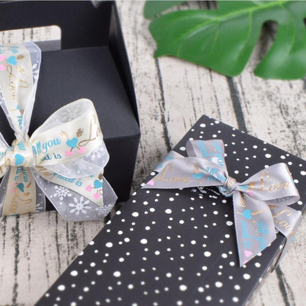 10 Yards Fabric Ribbon Roll Gift Package Craft Cake Wrapping Belt Tape