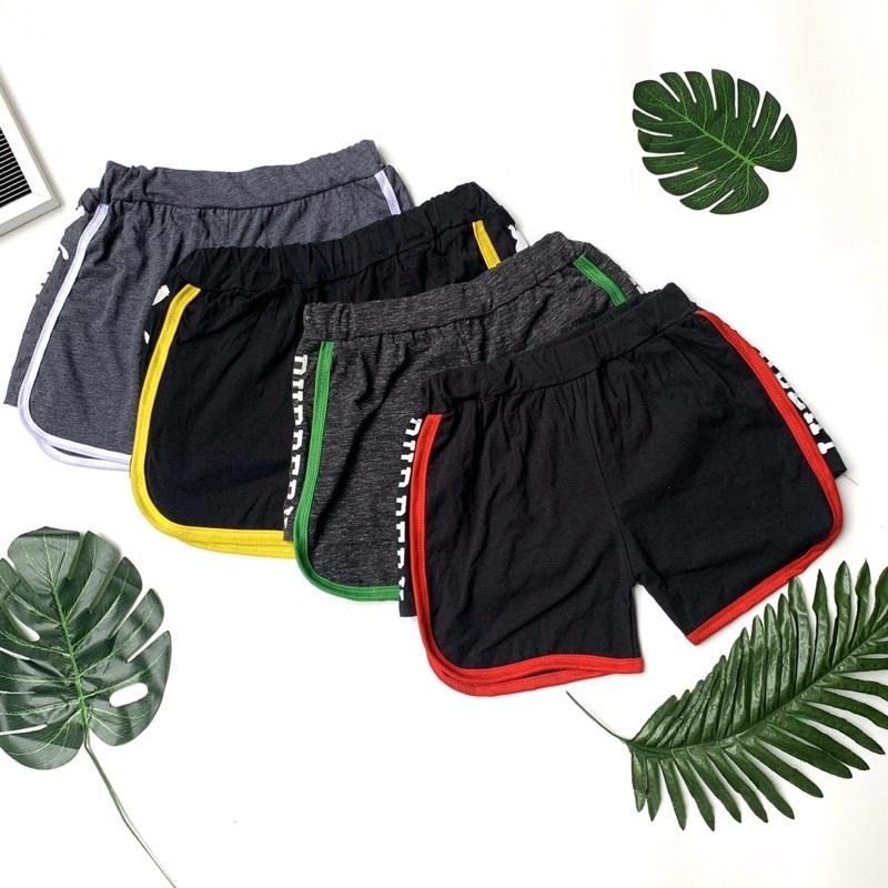 Quần đùi nữ mặc ở nhà, quần short nữ vải thun cottong co giãn TH STORE
