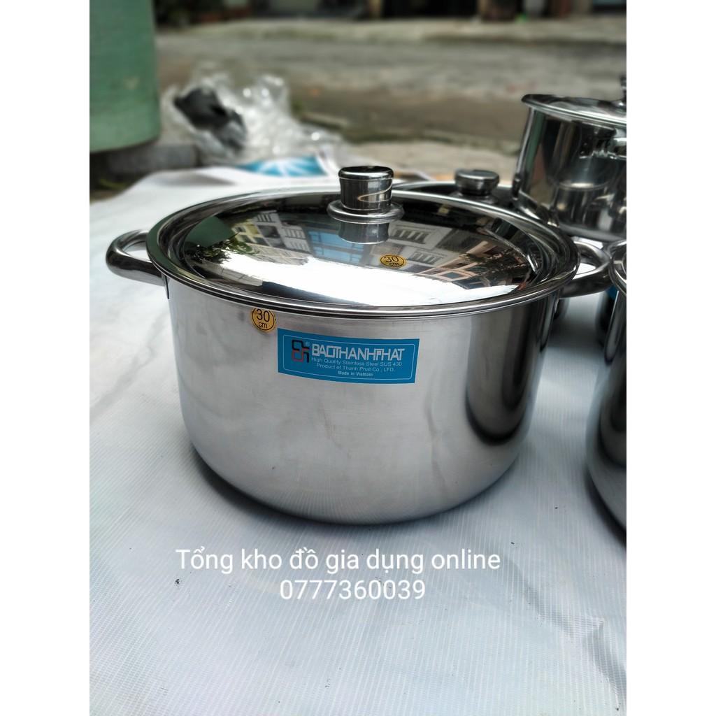 NỒI XOONG INOX CAO CẤP HÀNG VIỆT NAM ĐỦ SIZE 16-18-20-22-24-26-28-30-32