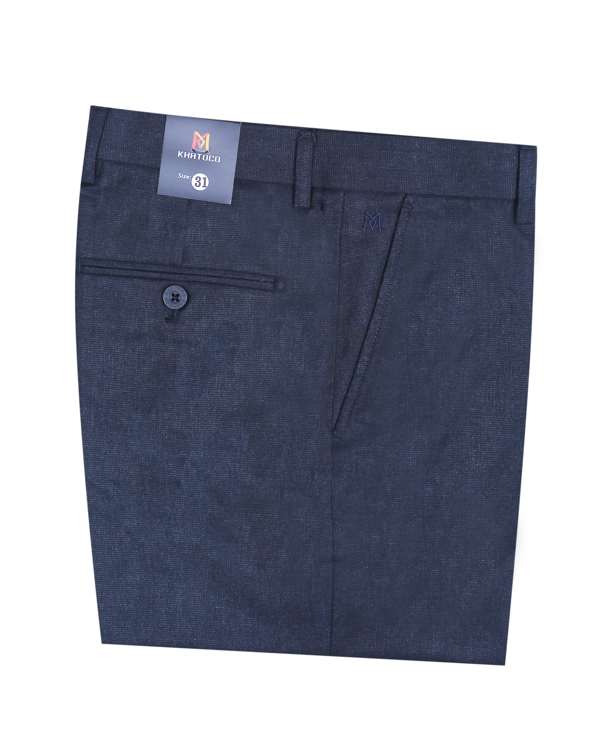 Quần tây nam không ly Khatoco Q1M528R0-INMA054-2507-0