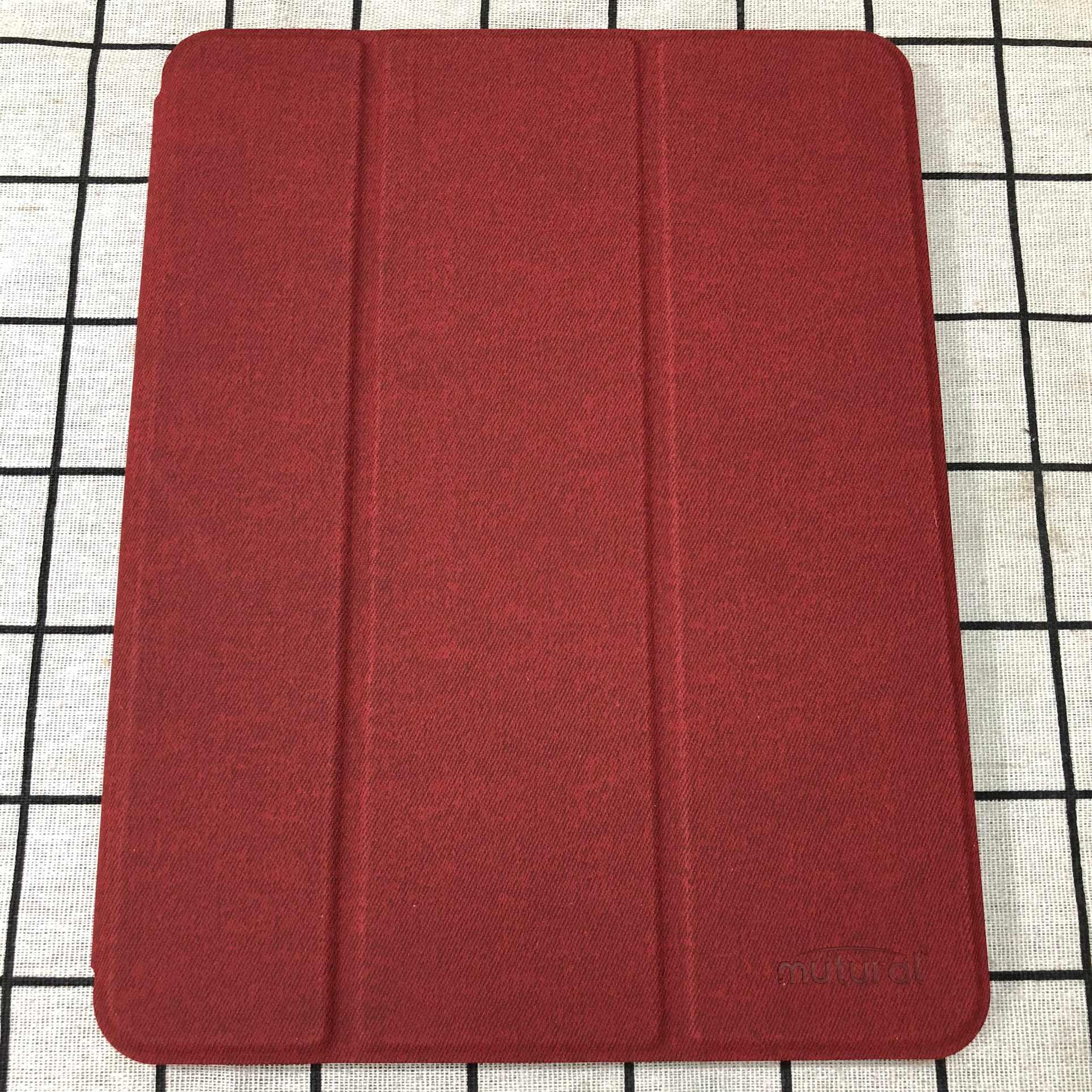 Bao da chính hãng Mutural cao cấp cho iPad Pro 11.0 2020 có khay đựng bút - Đỏ