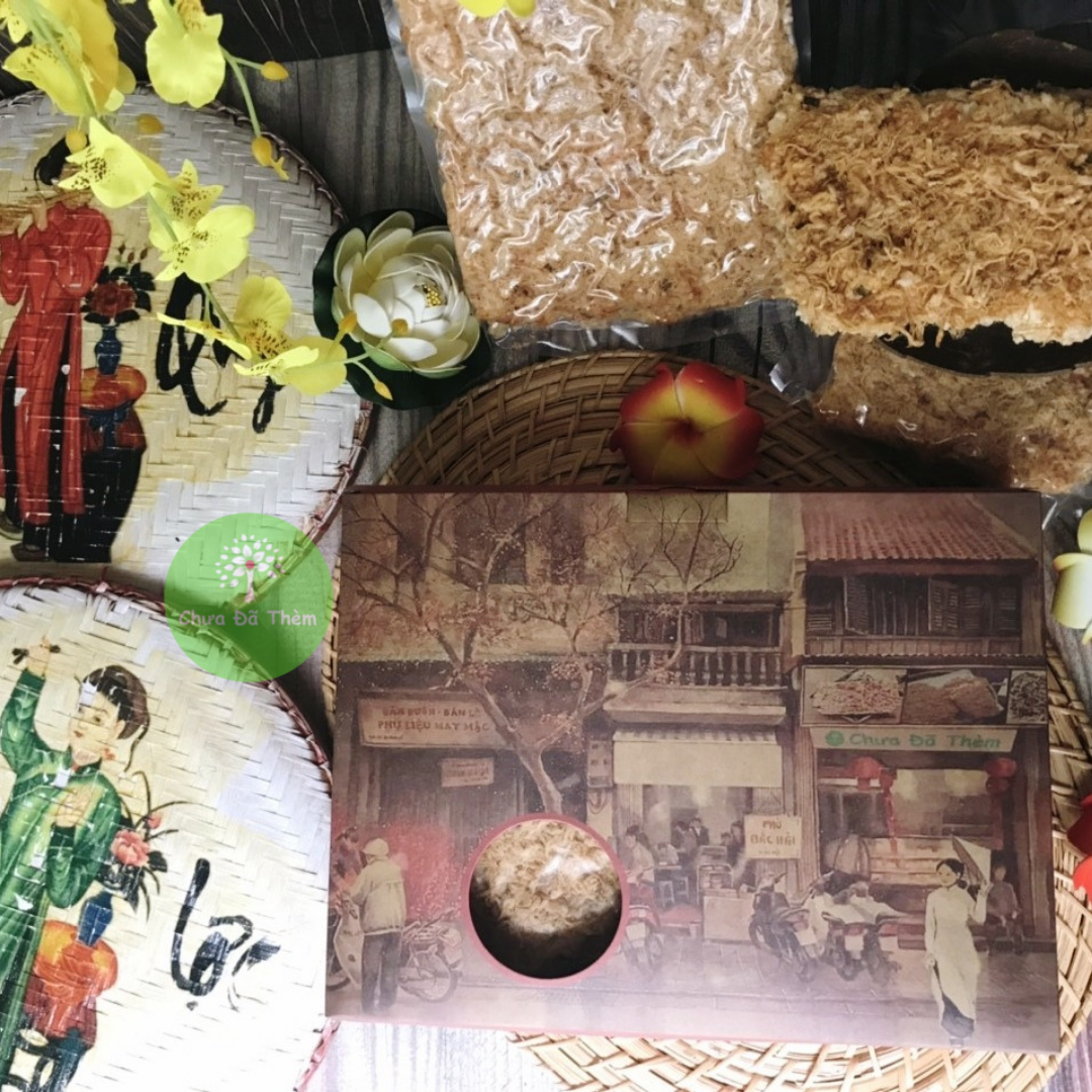 Cơm cháy 2 vị chà bông + mắm hành