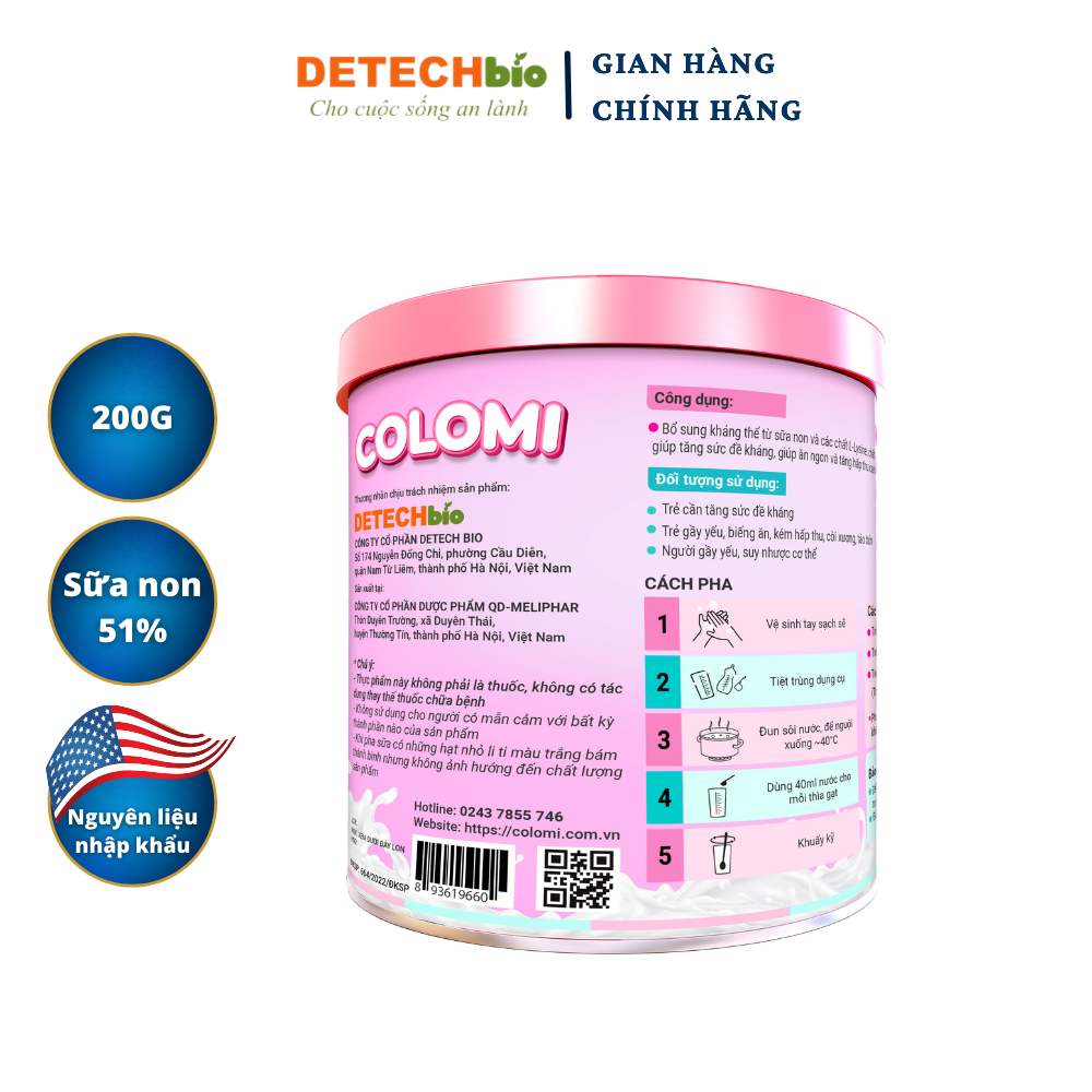 Sữa non COLOMI dành cho trẻ em (130g)