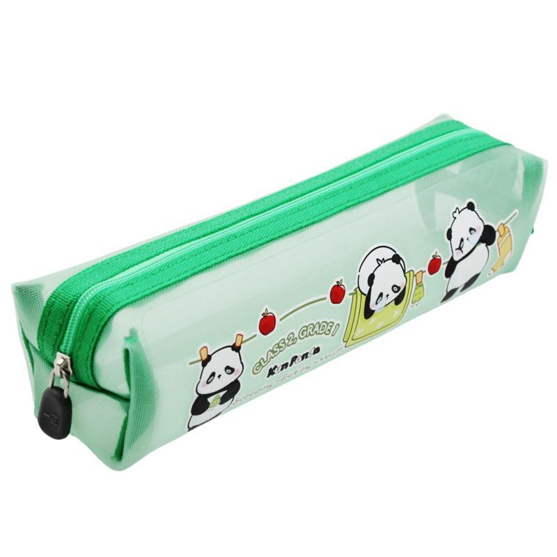 Bóp Viết Nhựa Trong Hình Gấu Trúc Kun Panda - iiGEN Z2912 - Màu Xanh Lá