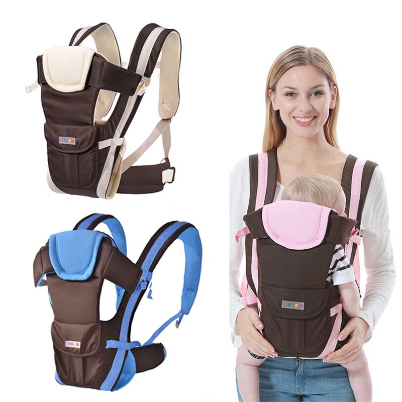 Đa Chức Năng Cho Bé Thoáng Khí Trước Mặt Đối Mặt Với Em Bé Thoải Mái Sling Ba Lô Túi Đeo Cho Bé Kangaroo Túi