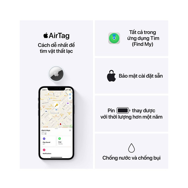 Apple AirTag - 1 Pack