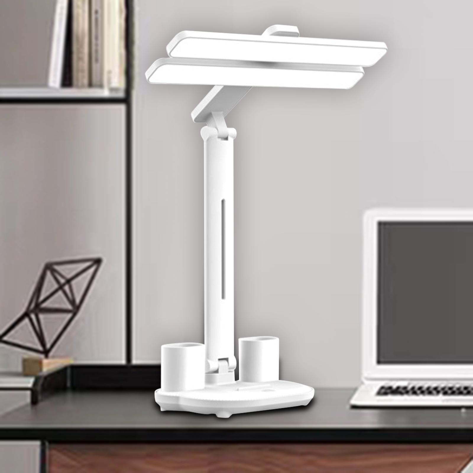 3 in 1 Desk Lamp Eye Caring Flexible Table Lamp for Reading Dorm Room Office