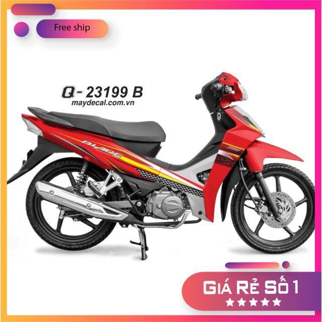 Tem rời dành cho Wave Blade 110 đỏ
