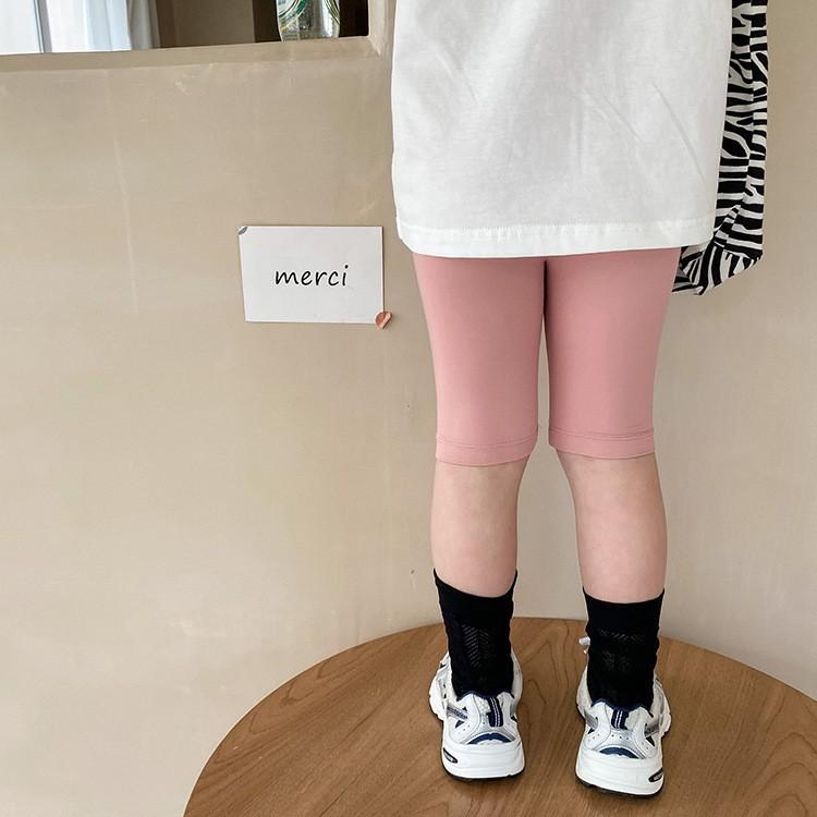 Quần legging lửng bé gái chất thun lạnh mềm mát thấm hút mồ hôi (hàng Quảng Châu mẫu mới nhất