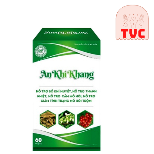 AN KHÍ KHANG - VIÊN UỐNG GIÚP GIẢM TIẾT MỒ HÔI HIỆU QUẢ