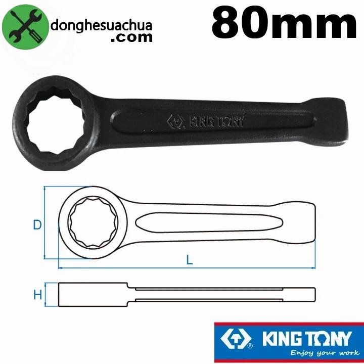 Cờ lê vòng đóng 80mm Kingtony 10B0-80 dài 345mm