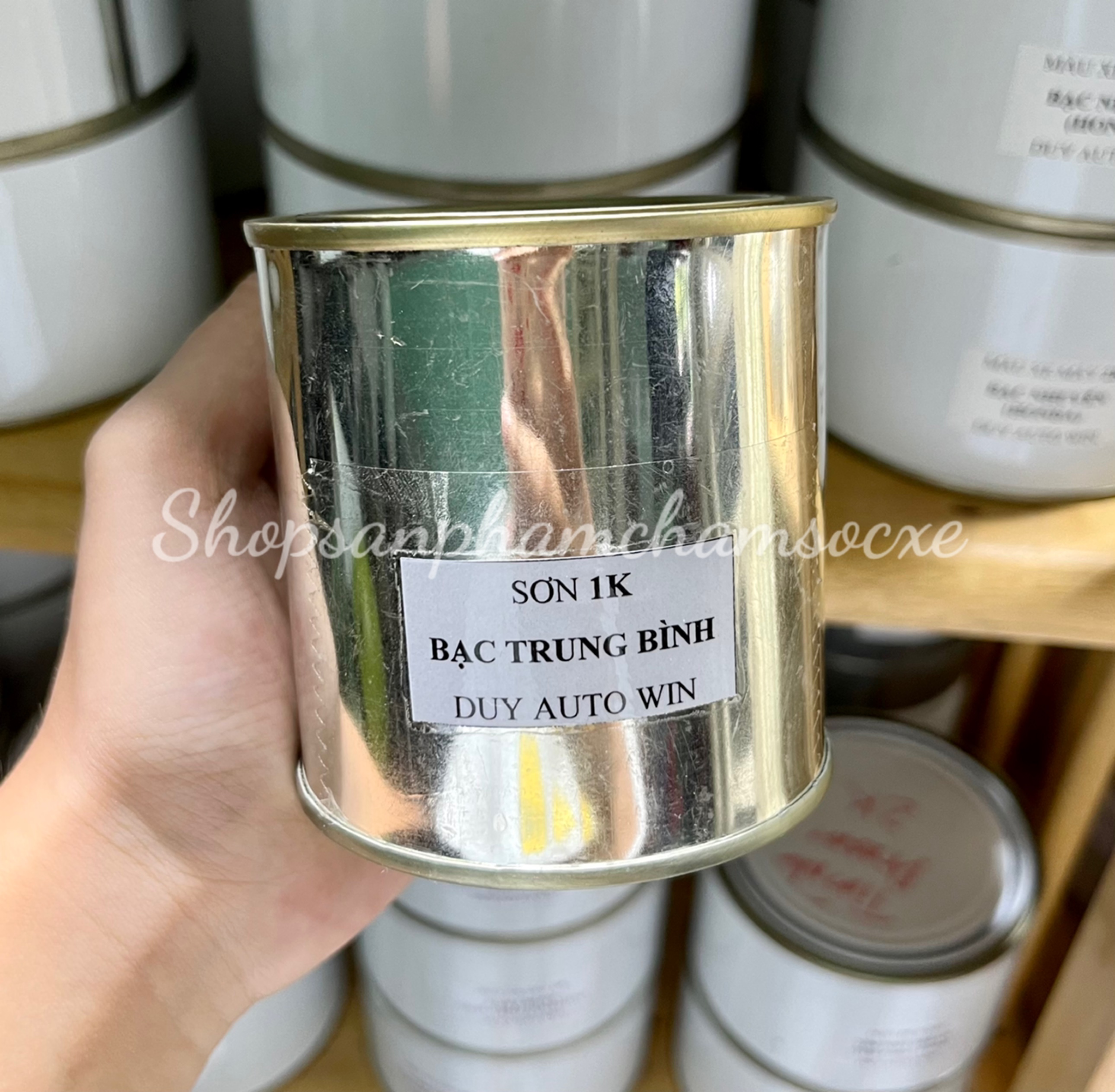 Sơn bạc trung bình 1k lon 250g - Sơn phủ bóng