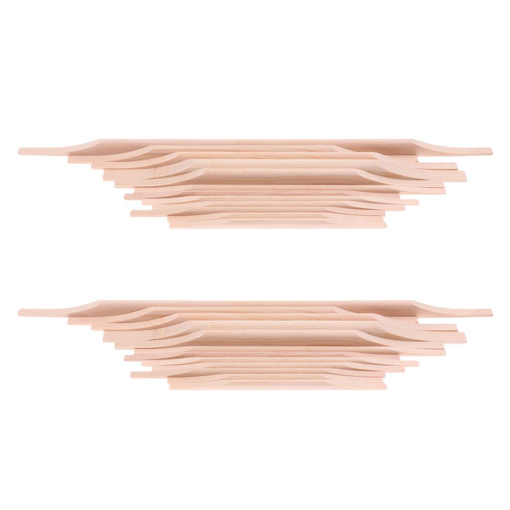 24Pcs Guitar Spruce Brace Kit Tools Accessories Luthier Wooden DIY Tools