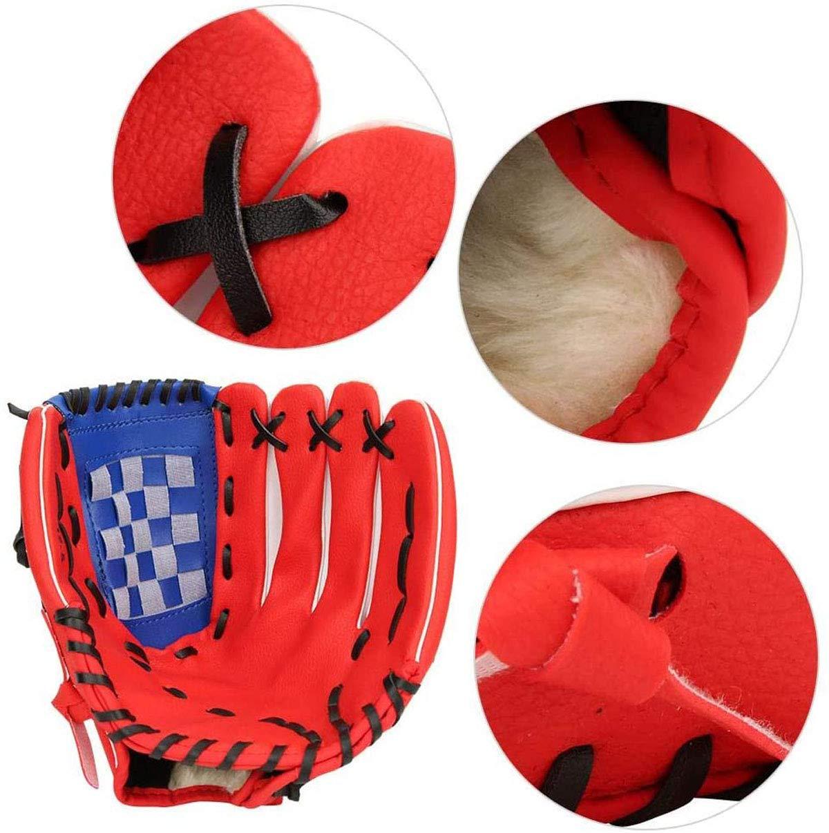 Găng tay bóng mềm, Găng tay đánh bóng thể thao bằng da PU tay trái cho trẻ em Thanh thiếu niên