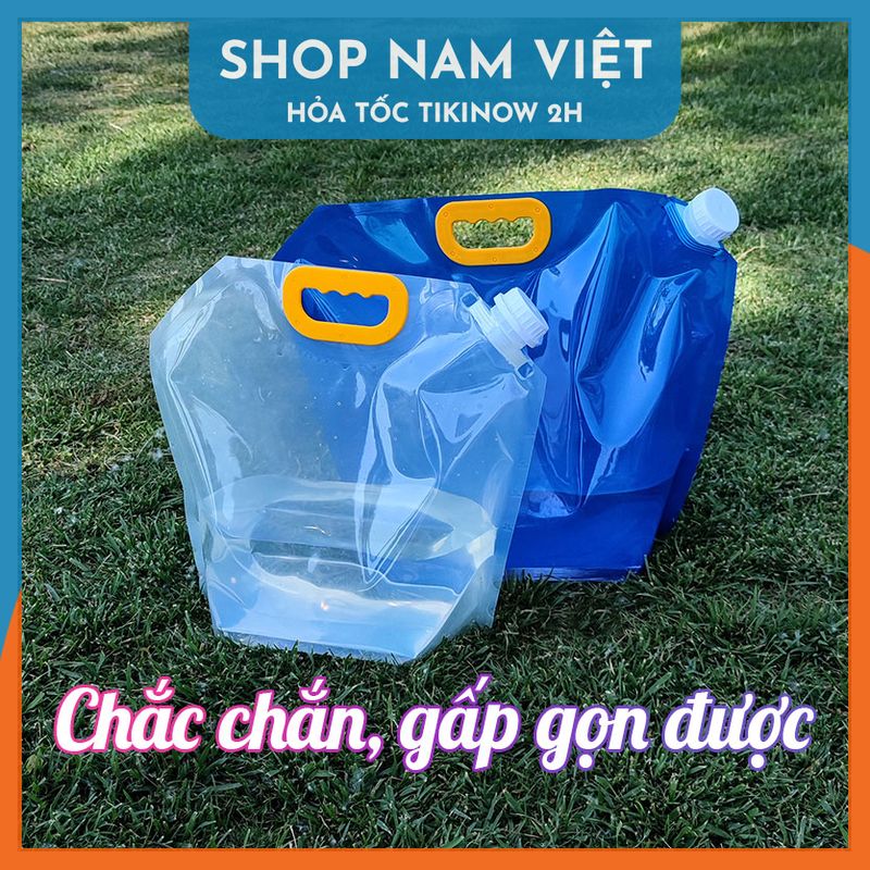 Túi Đựng Nước Cắm Trại, Du Lịch, Gấp Gọn Được