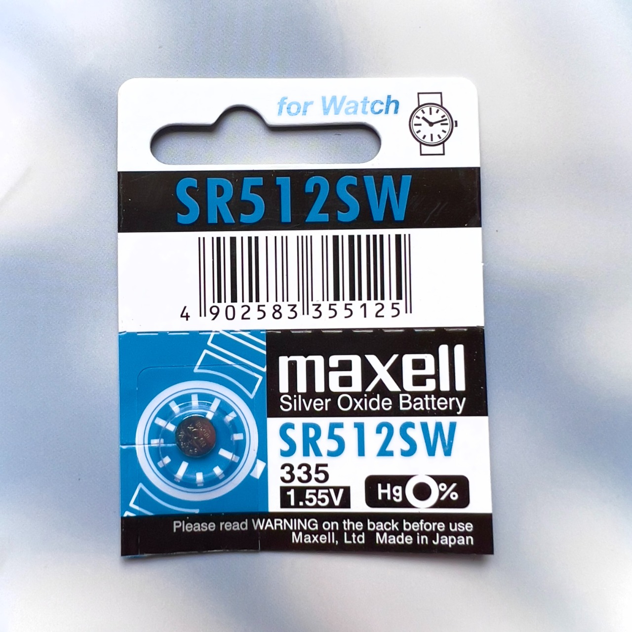 Hình ảnh Pin Maxell Nhật Bản SR512SW / 335 (Viên Lẻ) Hàng Chính Hãng Made in Japan
