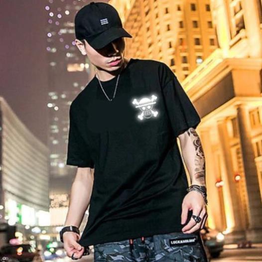 Áo Thun Phản Quang Nam Nữ In hình LUFFY , áo chất, đi đêm, đi phượt bao ngầu, nhìn đã mắt