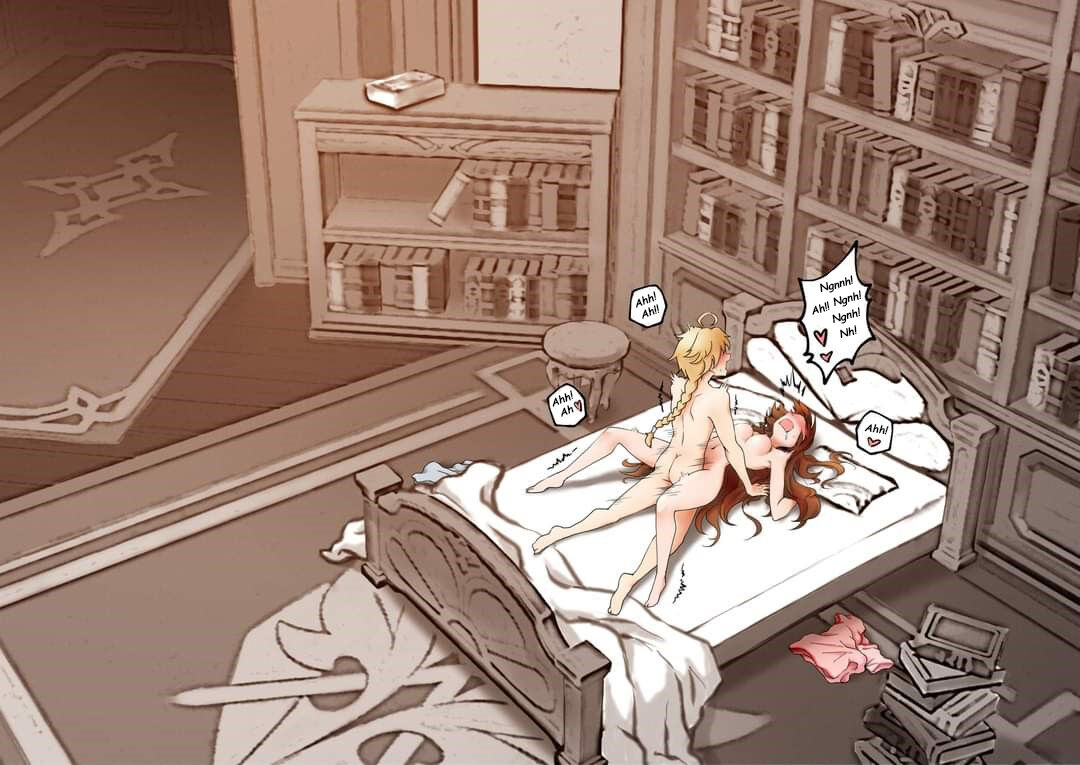 genshin impact aether x amber doujin chapter 1 12