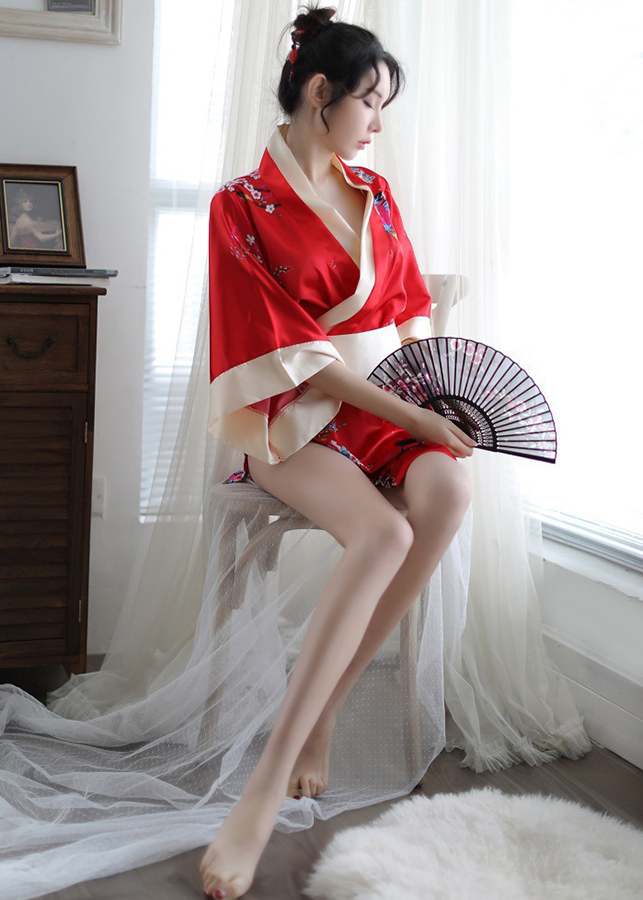 Áo Ngủ Kimono Quyến Rũ DN490