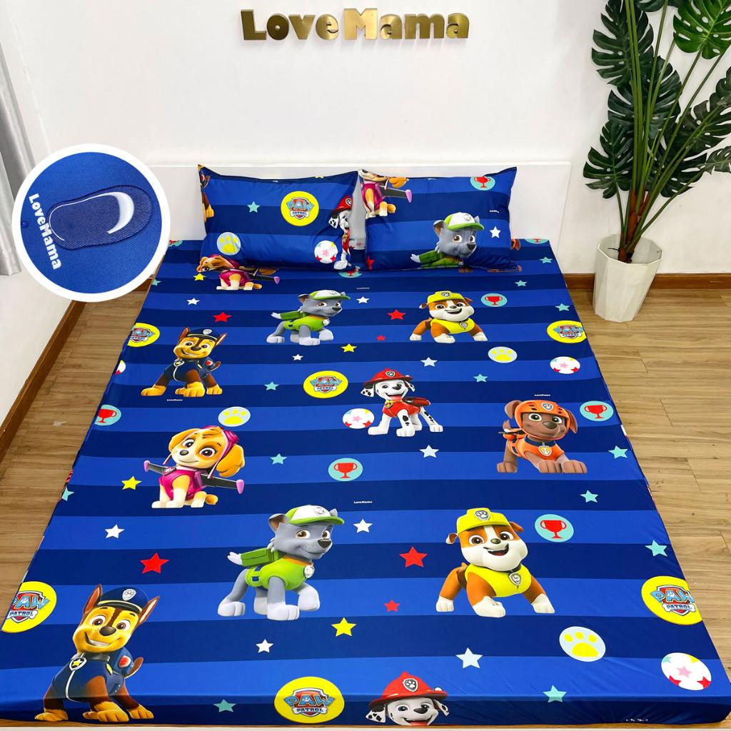 Ga chống thấm Cotton chó cứu hộ Paw Patrol cho bé LoveMama