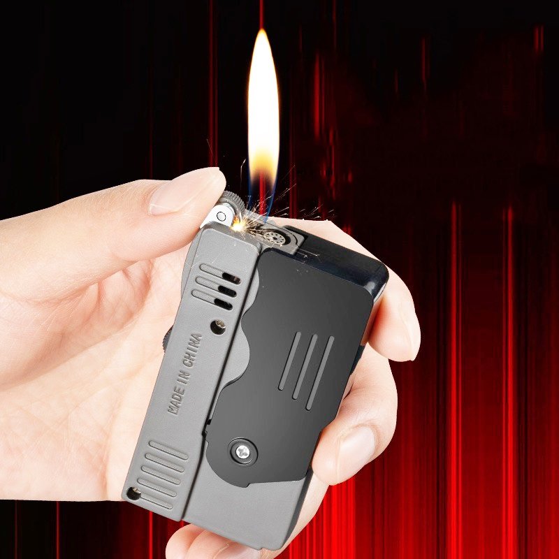 Bật Lửa 2 Chế Độ Lửa Gấp Gọn - Xài Gas
